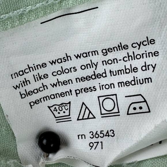 Arrow Mint Green Striped Short Sleeve Button Down Shirt - Picture 7 of 8